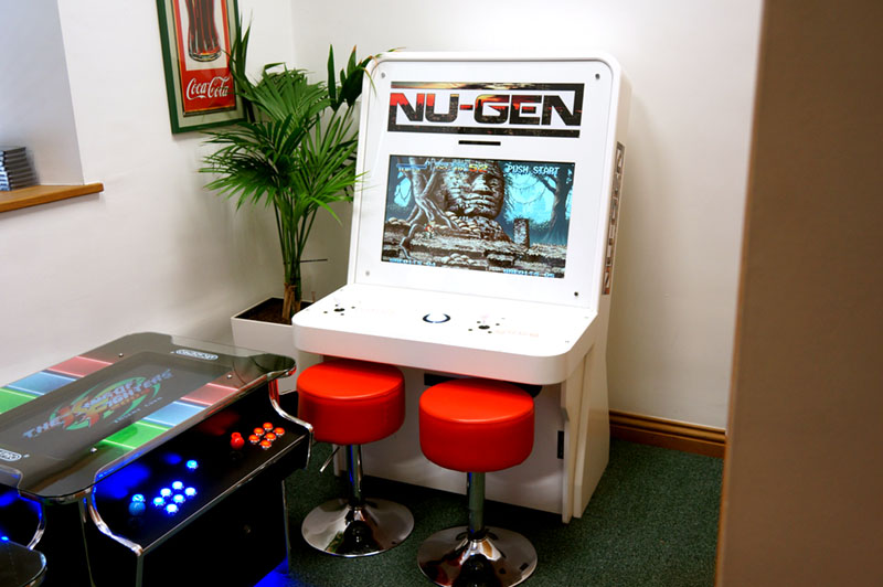 Bespoke Arcades Nu Gen Sit-Down Arcade Machine In Showroom