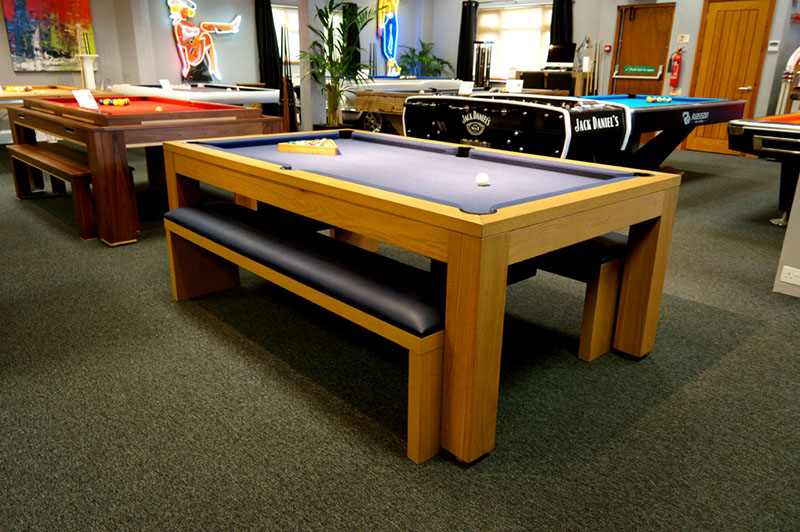 Billards Montfort Lewis Pool Table In Oak - In Showroom