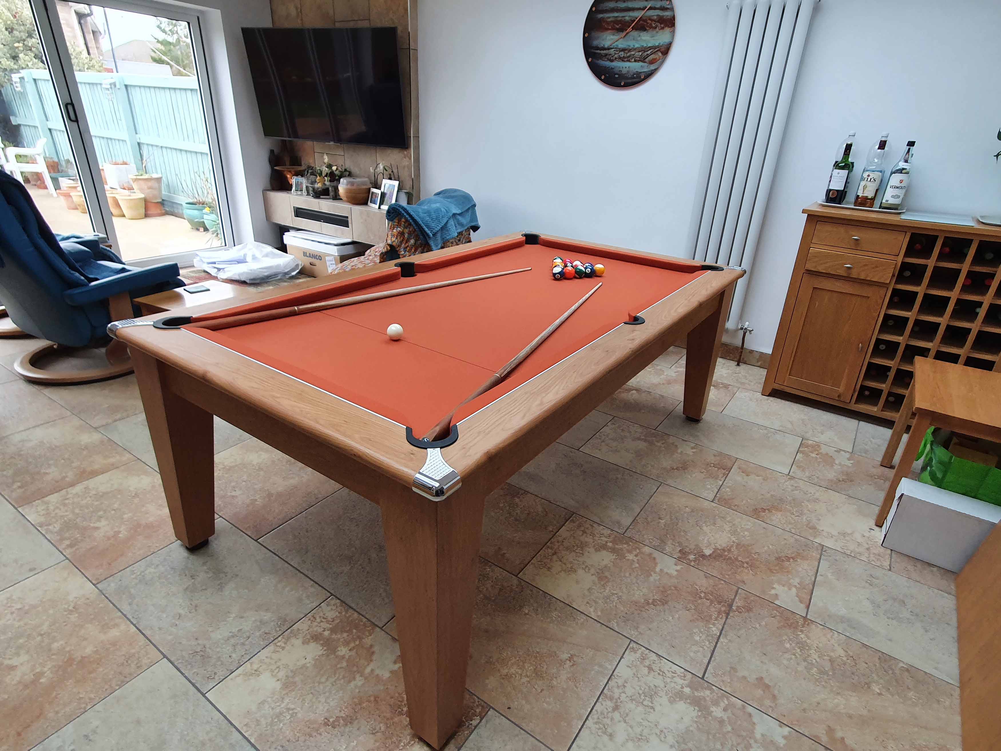 Classic Pool Dining Table 6ft, 7ft Free Delivery!