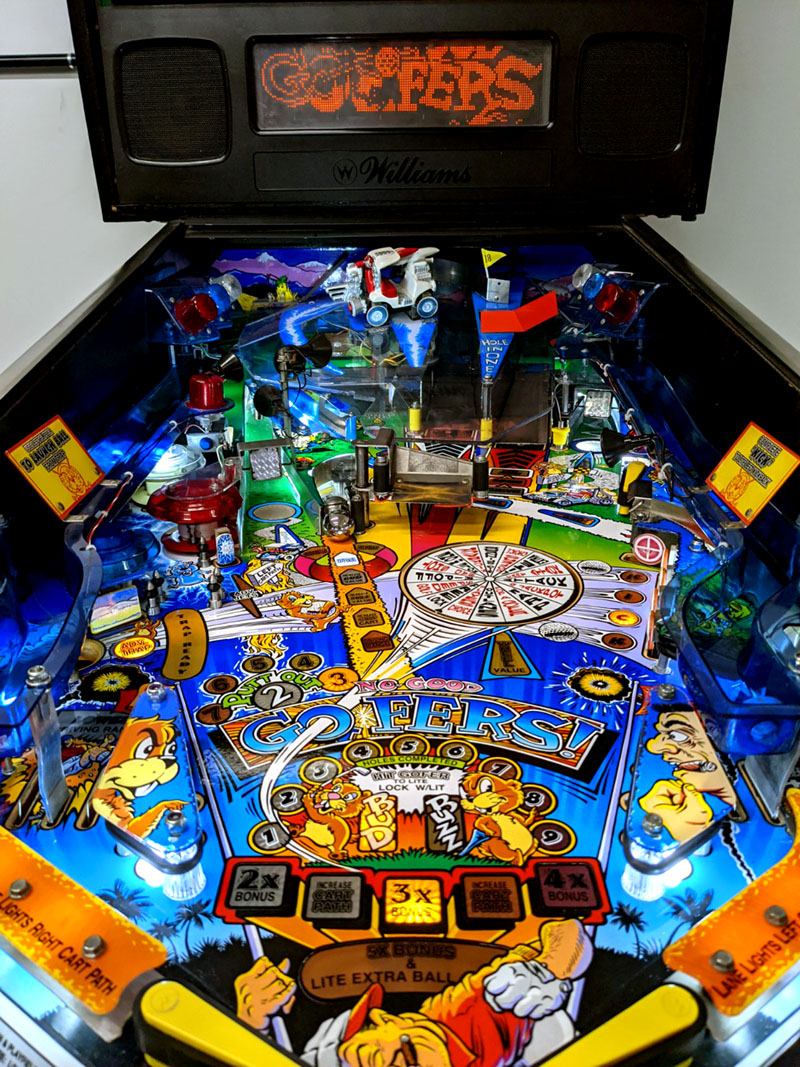 No Good Gofers Pinball Machine by Williams