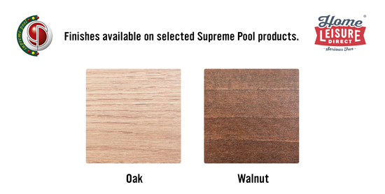 Supreme Prince Pool Table Cabinet Finish Sample Card