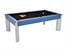 Fusion Pool Dining Table - Midnight Blue Finish - Black Cloth