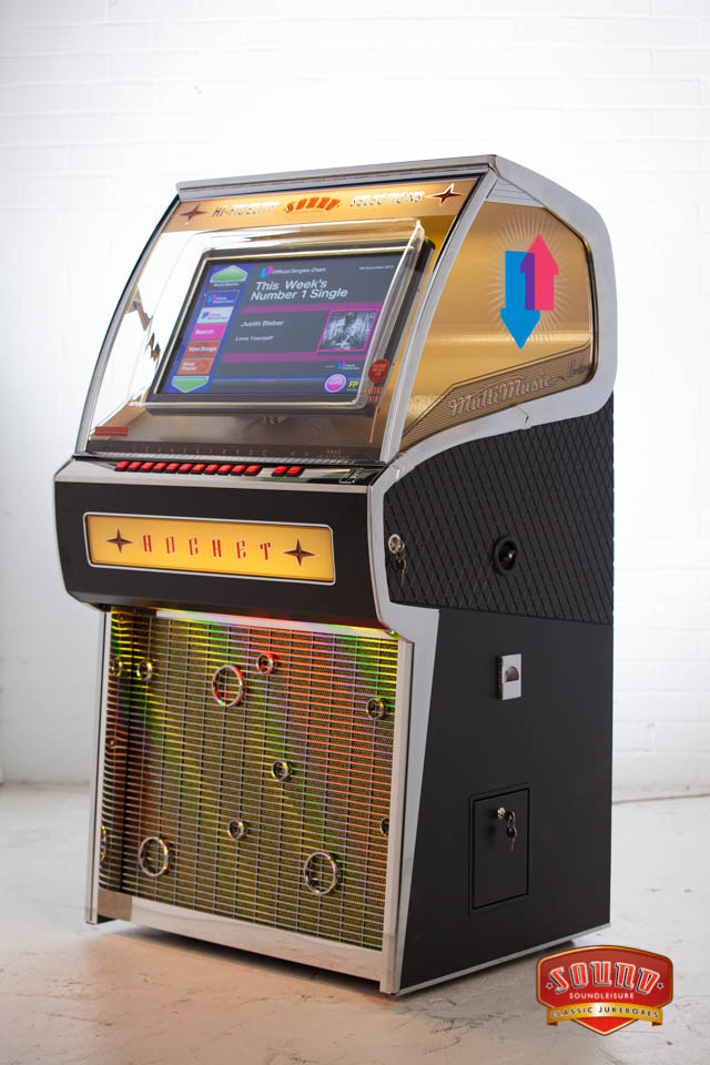 Sound Leisure Digital Rocket Jukebox - Black Ash Finish