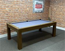 Signature Chester Silver Mist Wood Pool Dining Table 7ft: Warehouse Clearance