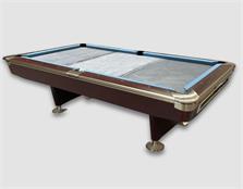 Signature Lincoln American Pool Table - Mahogany 8ft: Warehouse Clearance