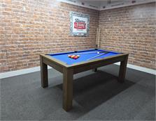 Signature Chester Silver Mist Wood Pool Dining Table 7ft: Warehouse Clearance