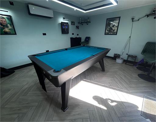 Rasson Apollo Pool Table, Silver Trim, 7ft: Warehouse Clearance