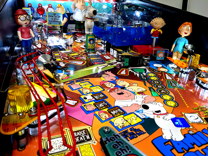 Family Guy Pinball Machine - Playfield Artwork