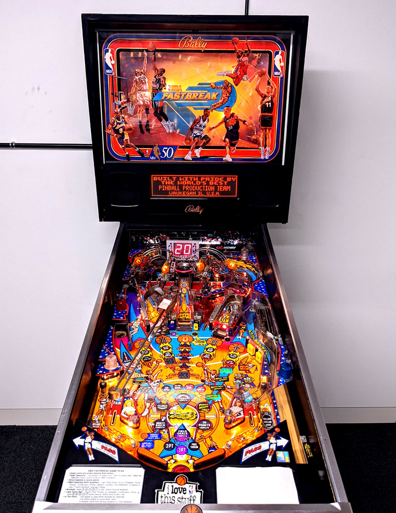 NBA Fastbreak Pinball Machine For Sale UK