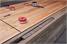 Brunswick Brixton Shuffleboard Table In Driftwood - Score Abacus