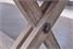 Brunswick Brixton Shuffleboard Table In Driftwood - Leg Detail