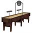 Brunswick Andover Shuffleboard Table In Espresso - Lights And Scoreboard (Sold Separately)