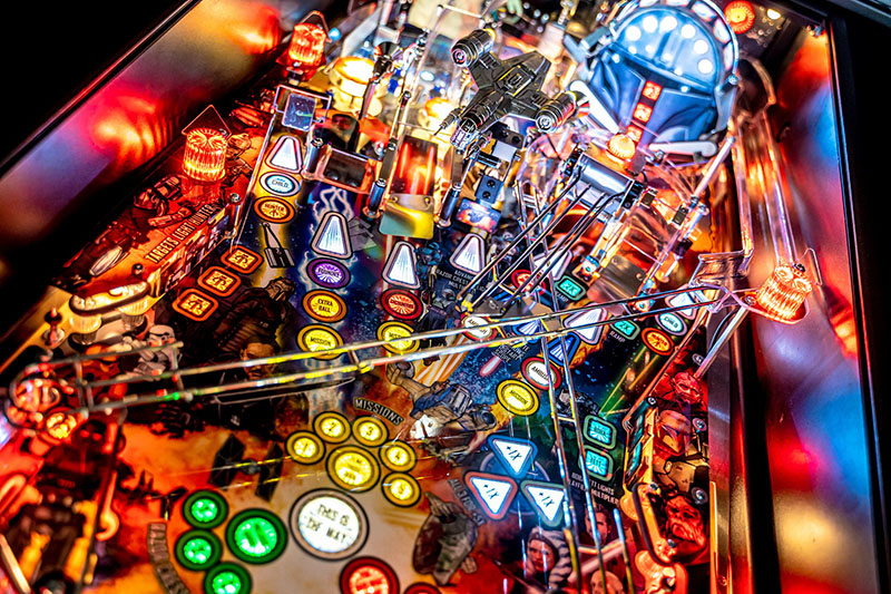The Mandalorian LE Pinball Machine - Playfield View