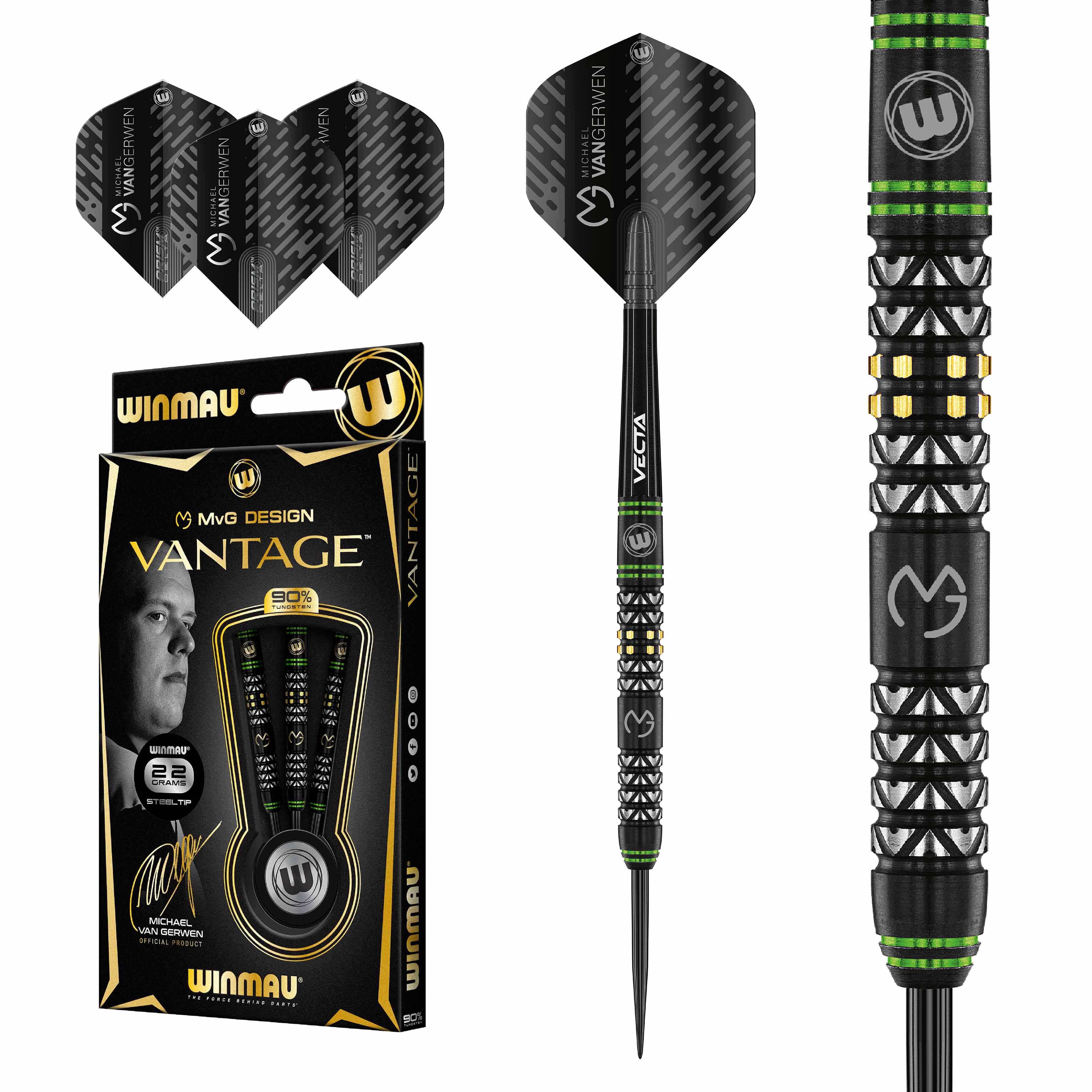 MvG Vantage Steel Tipped Darts Home Leisure Direct
