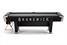 Brunswick Black Wolf Pro American Pool Table in Matte Black - White Background (Side View)