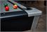 Brunswick Black Wolf Pro American Pool Table in Matte Black - Corner