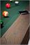 Brunswick Canton American Pool Table In Black Forest - Rail Detail