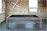 Brunswick Sanibel American Pool Dining Table in Rustic Grey - In Room (Side)