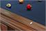 Brunswick Glenwood American Pool Table In Tuscana - Top Rail