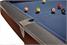 Brunswick Gold Crown VI American Pool Table In Skyline Walnut And Espresso - Top Rail