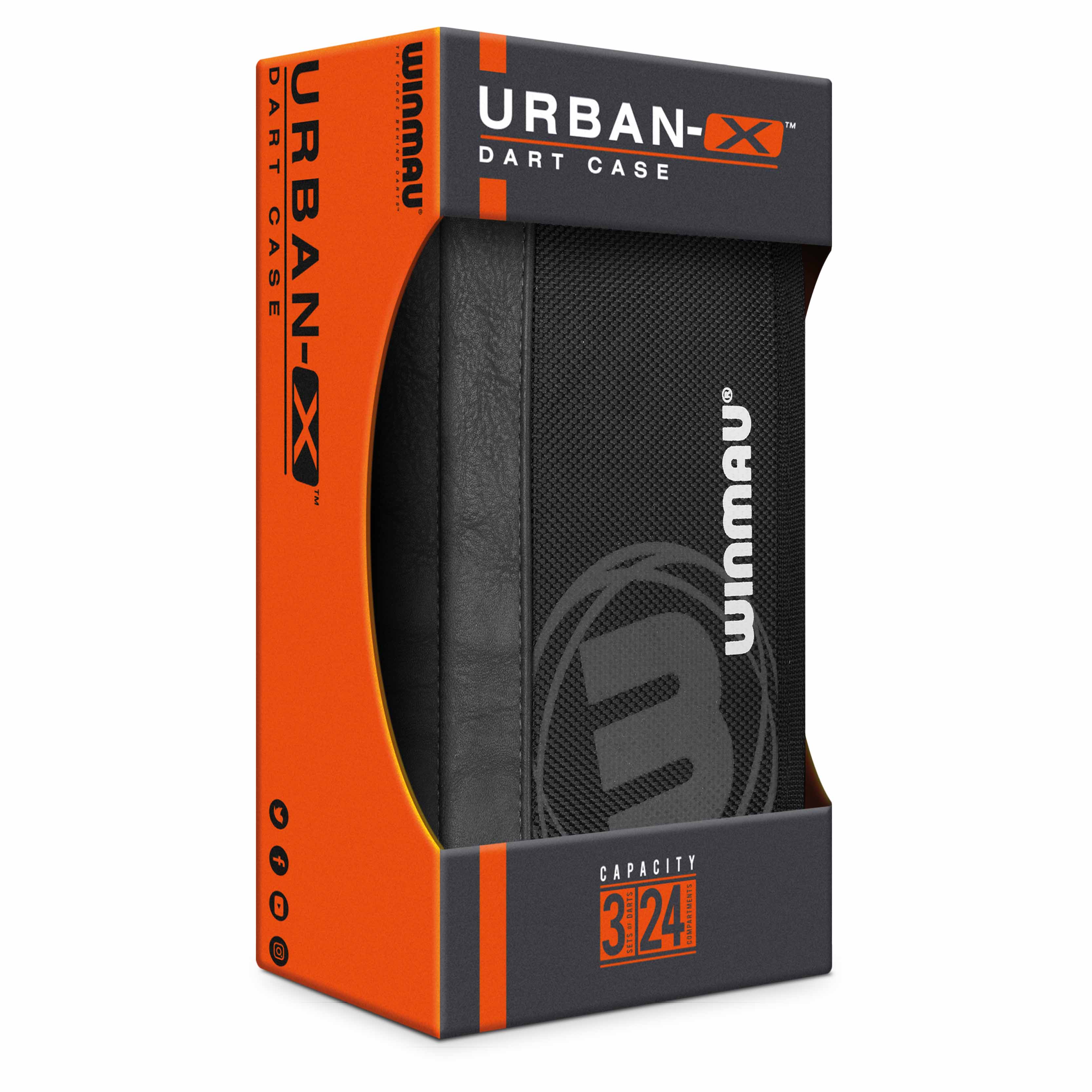 UrbanX Black Winmau Dart Wallet Home Leisure Direct