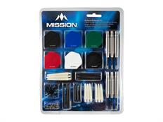 Mission 90 Piece Steel Tipped Darts Accessory Pack