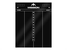 Mission Black Cricket Acrylic Scoreboard