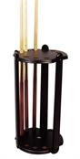 Round Black Deluxe Cue Stand - 9 Cues