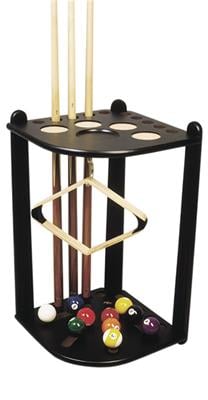 Black Coloured Deluxe Corner Stand - 10 Cues