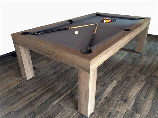 Duo Milano Rustic Oak Pool Table - 6ft, 7ft