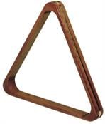 Dark Wood Triangle with Brass Lining - 57.2mm