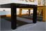 Signature Hawkes Pool Dining Table In High Gloss Black - End (Low Angle)