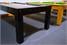 Signature Hawkes Pool Dining Table In High Gloss Black - End (Close Up)