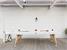 Diagonal Outdoor Pool Dining Table - White Finish - White Cloth - Lifestyle - Side 2