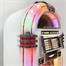 Rock-Ola White Bubbler CD Jukebox - Upper Unit