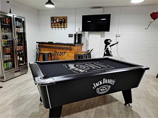 Jack Daniel's Signature Tournament Pro Pool Table - 7ft