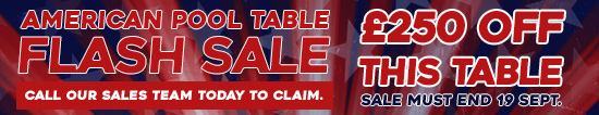 American Pool Table Flash Sale - Take £250 Off This Table