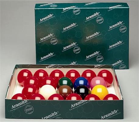 2 1/16” Aramith “Full Size” Snooker Balls - 15 Reds