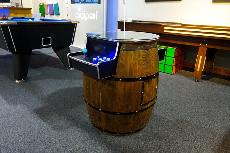 ArcadePro Barrel Cocktail Arcade Machine - In Showroom