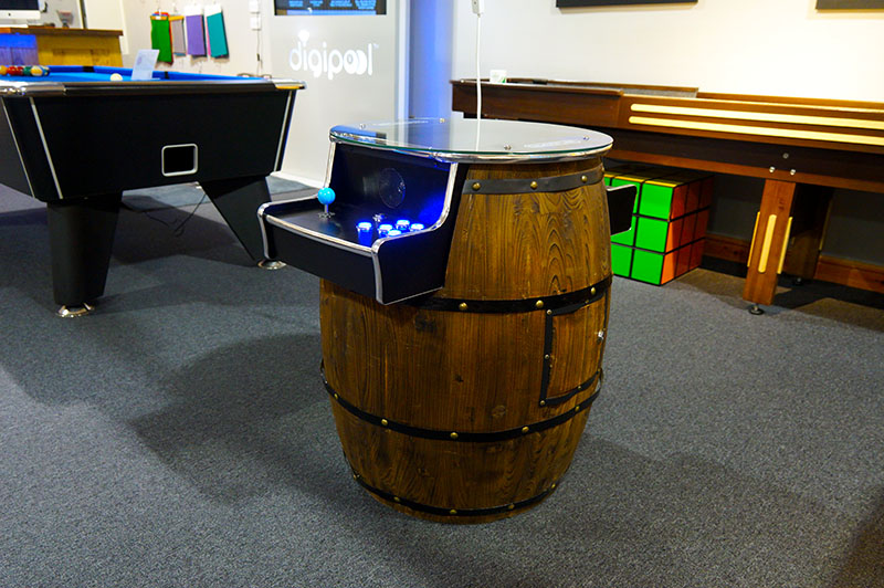 ArcadePro Barrel Cocktail Arcade Machine - In Showroom