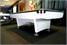 Signature Lincoln American Pool Table In White - Low Angle