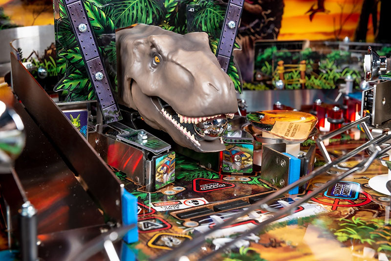 Jurassic Park Pin Home Pinball Machine - T-Rex With Ball