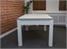 Signature Newman - White Finish - Grey Cloth - Table Top - Front
