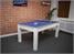 Signature Newman - White Finish - Grey Cloth - Table Tennis Top
