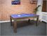 Signature Newman - Silver Finish - Blue Cloth - Table Tennis Top