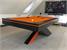 Olympus Pool Table Black and Orange - Orange Cloth