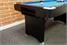 Signature Stewart Folding Leg Pool Table - Drawers End