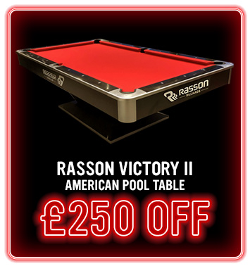 Rasson Victory II American Pool Table - £250 Off - Black Friday Deals Week