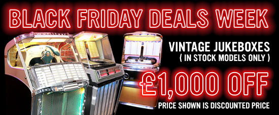 In Stock Vintage Jukeboxes - £1,000 Off - Black Friday Deals Week
