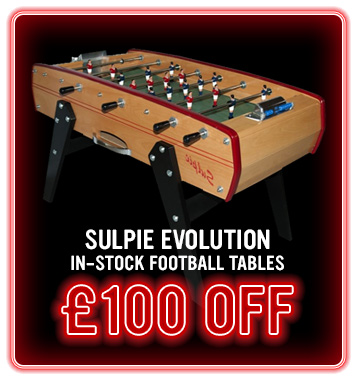 Sulpie Evolution Football Table - £100 Off - Black Friday Deals Week